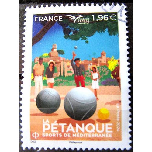 2024. F5797: Euromed Postal: La Pétanque