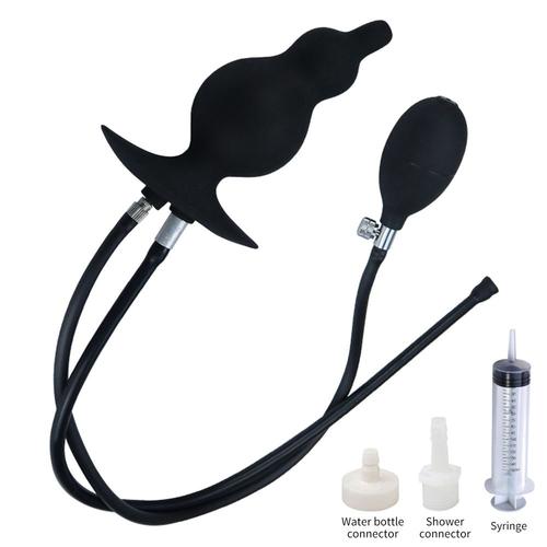 Gag À Bouche Gonflable En Latex Pour Couple, Douche En Silicone, Lavement, Seringue, Livres De Douche, Creux, Chev, Anal, Plug Anal, Jouet Sexuel Pour Gay