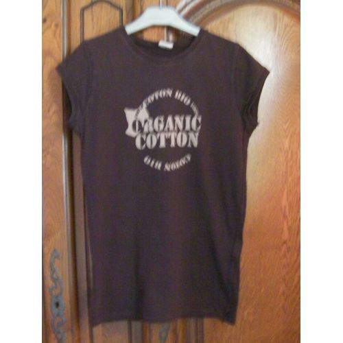 T-Shirt Marron Camaïeu - Taille 34