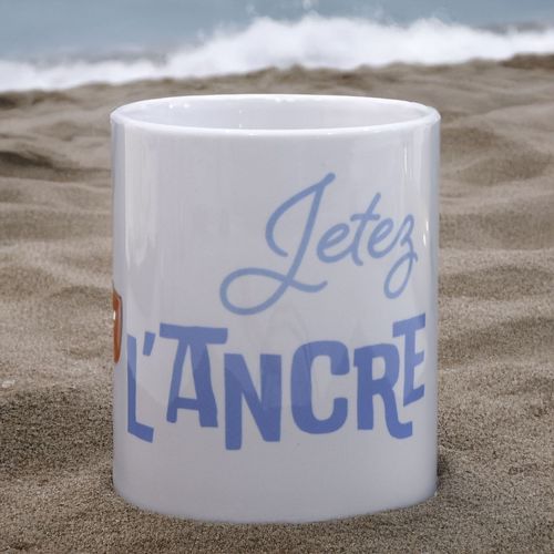 Mug Original Céramique Sublimé Et Personnalisé Avec Dessin - Tasse À Café Avec Poignée - Idée Cadeau - Humour Collection Mer - Grande Contenance