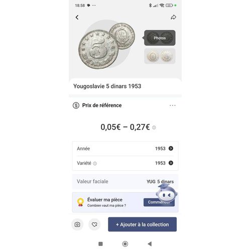 Pièces Ancienne Diverses