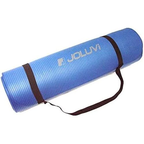 Tapis De Pilates - Joluvi - Unisexe - Bleu Roi - Mousse Eva, Caoutchouc