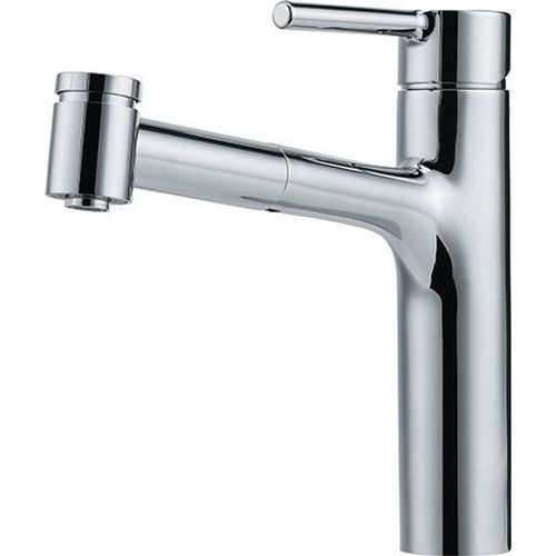 FRANKE; Robinet; Taros Neo; Goulot extensible Vorfenster; Acier inox; Classe d'écoulement: 9 l/Min.; Classe d'efficacité énergétique: B;