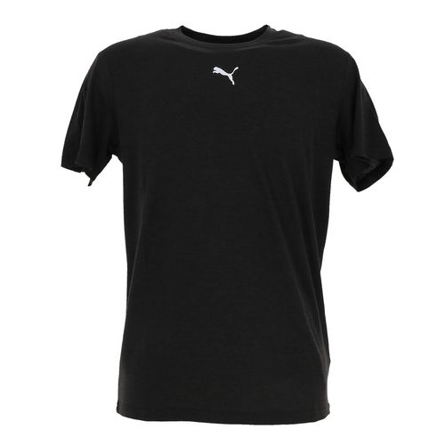 Tee Shirt Manches Courtes Puma M Tad Essentials Heather Cat Tee (C Noir