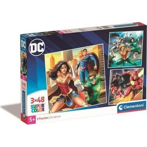 Puzzle Enfant 3x48 Pièces - Dc Comics