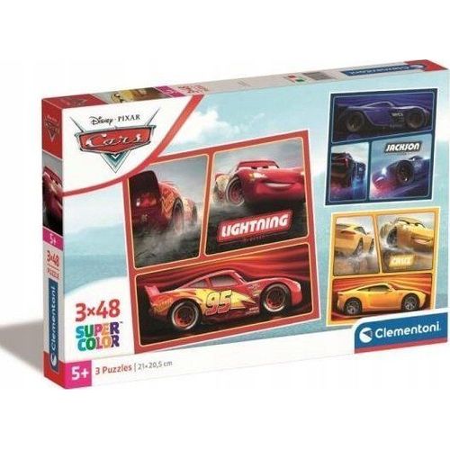 Puzzle Enfant 3x48 Pièces - Cars