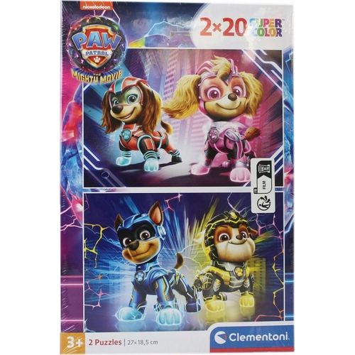Puzzle Enfant 2x20 Pièces - Pat' Patrouille, Le Film 2