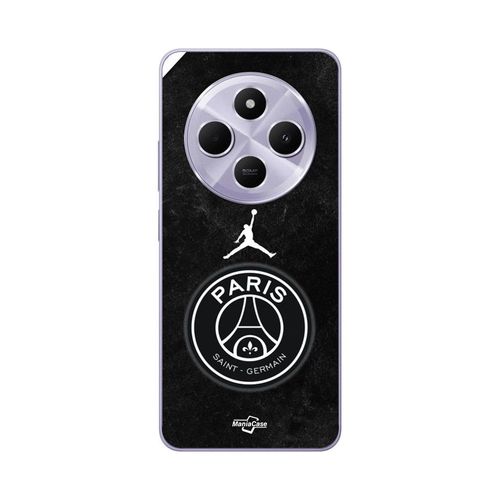 Coque Xiaomi Redmi 14c Psg Jordan Logo Noir