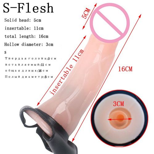 Manchon D'extension De Pénis Pour Hommes, Sangle Sur Gode, Prise Anale, Double Pénétration, Épaissir Les Scooters, Jouets Sexuels, Indispensgoods, Sex Shop