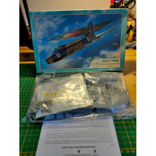 Maquette Avion Azur Frrom 1/72 : Mystère Iva Israel-Azur