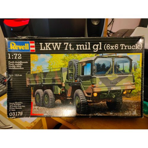 Maquette Camion Revell 1/72 Man 7t Mil Gl 6x6-Revell