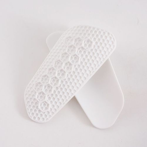 Équipement De Protection Pour Les Jambes En Silicone Temu Pour Adultes Shinpads En Forme De Cheville Blanc Pour Le Football