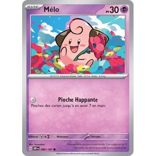 Carte Pokémon - Mélo - 080/197 - Ev3 Flammes Obsidiennes