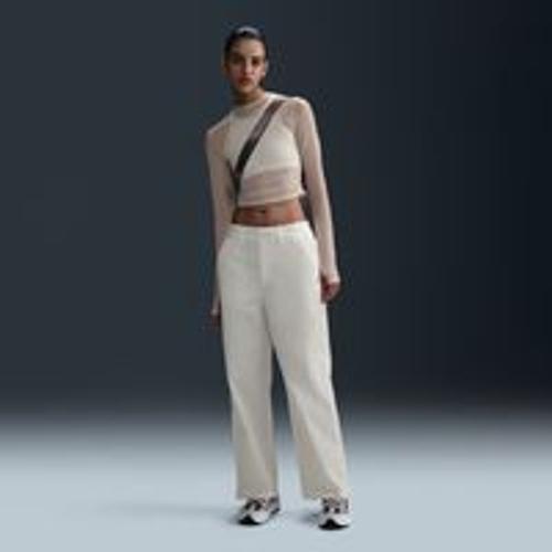 Pantalon En Sergé Taille Mi-Haute Nike Sportswear Collection Pour Femme - Blanc