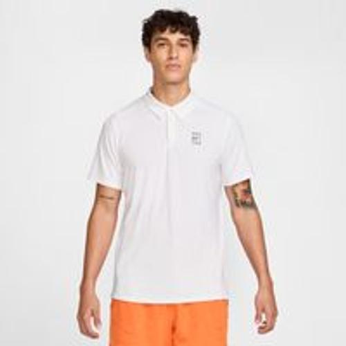 Polo De Tennis Dri-Fit Nikecourt Advantage Pour Homme - Blanc