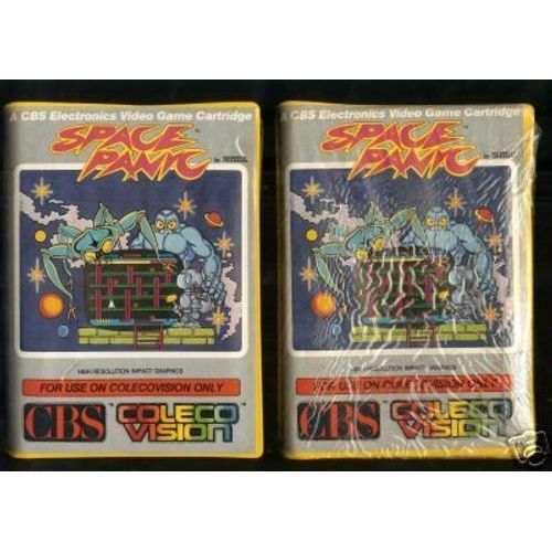 Space Panic Colecovision Cbs