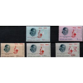 Haïti Timbres Centenaire De La Croix Rouge 1863-1963