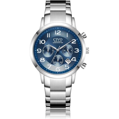 Montre Homme Analogique Montre Bracelets Etanche Luxe Montres Homme Acier Inoxydable Mode Entrepr Date Montre Cuir Homme Quartz Minimaliste Décontractée Cadeaux[X2133]