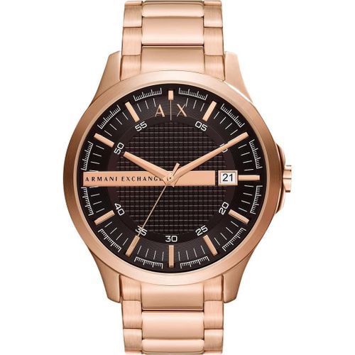 Armani Exchange Montre Pour Homme Quartz/3 Hand Date Movement Boîtier De 46mm Avec Un Bracelet En Acier Inoxydable Ax2449[X2790]