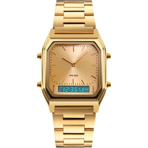 Montre À Quartz Numérique Pour Homme - Étanche À 50 M - Chronographe Électronique De Luxe Avec Deux Affichages Led - Lumineux Numériques[X2207]
