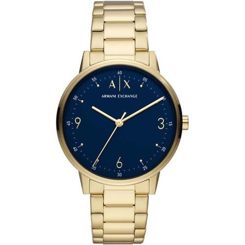 Armani Exchange - Montre Trois Aiguilles En Acier Inoxydable Recyclé À Au Moins 50 % Pour Homme, Ax2749[X3022]