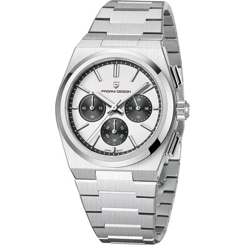 Pagani Design Montre Chronographe Pour Homme, Montre Analogique, Montre À Quartz En Acier Inoxydable Pour Homme ; Verre Saphir[X3214]