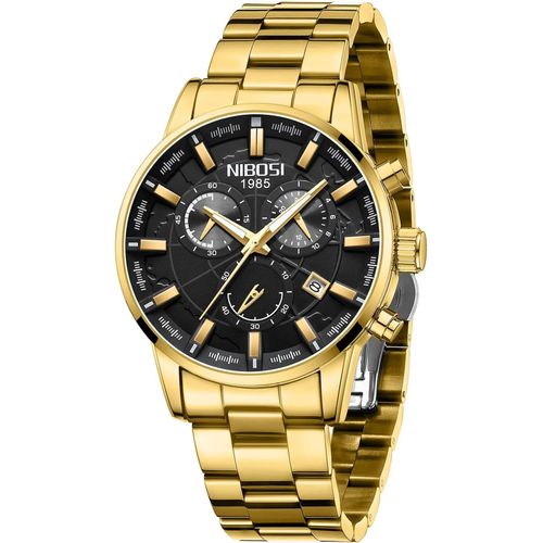 Montre Analogique Pour Homme - Chronographe - Style Décontracté - Étanche - En Acier Inoxydable - Pour Garçon[X2056]