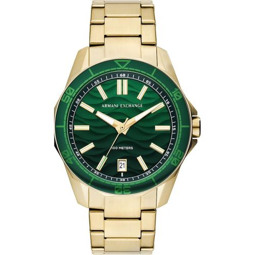 Armani Exchange Montre Pour Homme Mouvement Quartz/3 Aiguilles Date Boîtier 44mm Avec Bracelet Acier Ax1951[X3625]