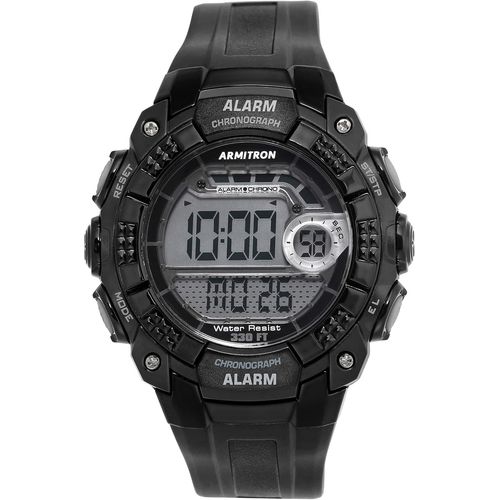 Montre Sport Pour Homme 49 Mm Chronographe Numérique Bracelet Noir[X1706]