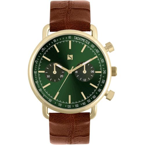 Hommes Analogique Quartz Montre Avec Bracelet En Polyuréthane Aspg54[X1717]