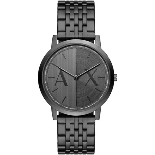 Armani Exchange Montre Pour Homme, Mouvement À Deux Aiguilles, Montre En Acier Inoxydable Avec Un Boîtier De 40 Mm Et Un Bracelet En Cuir Ou En Acier[X2675]