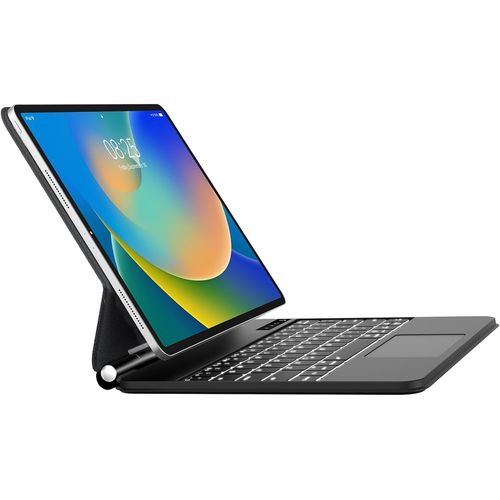 Clavier pour iPad Air 11 M2 2024,Magic Keyboard pour iPad Air 11 (6èm/5ème/4ème),iPad Pro 11 Pouces (4ème /3ème /2ème /1er),Trackpad Multi-Touch,AZERTY Rétroéclairage 7 Couleurs.[Y297]
