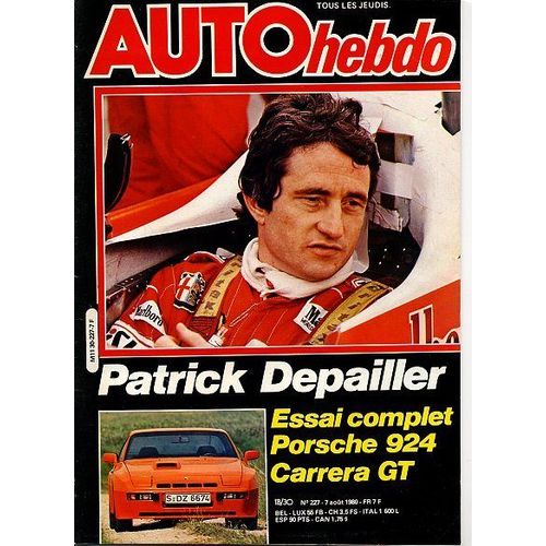 Auto Hebdo N° 227 : Patrick Depailler