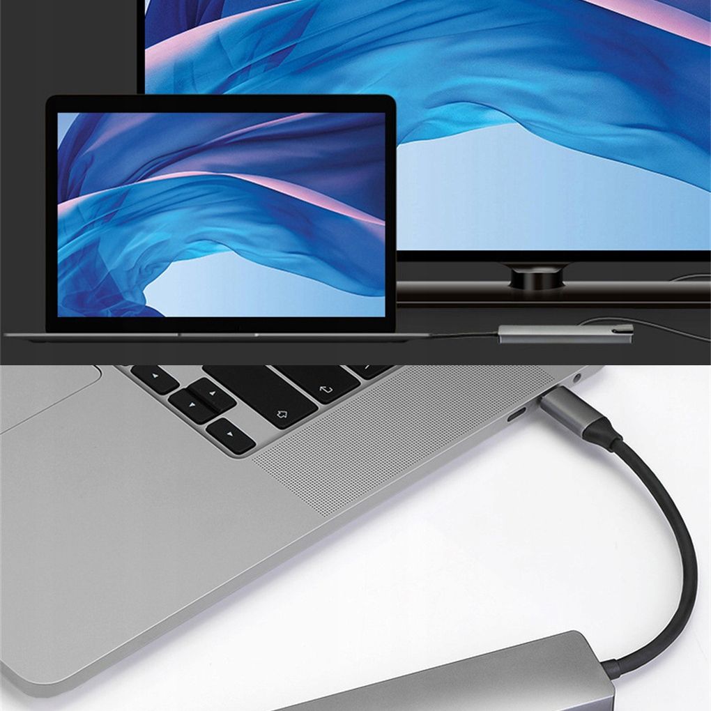 Convertisseur de station d'accueil USB type-c vers type-c 8 ... - 4