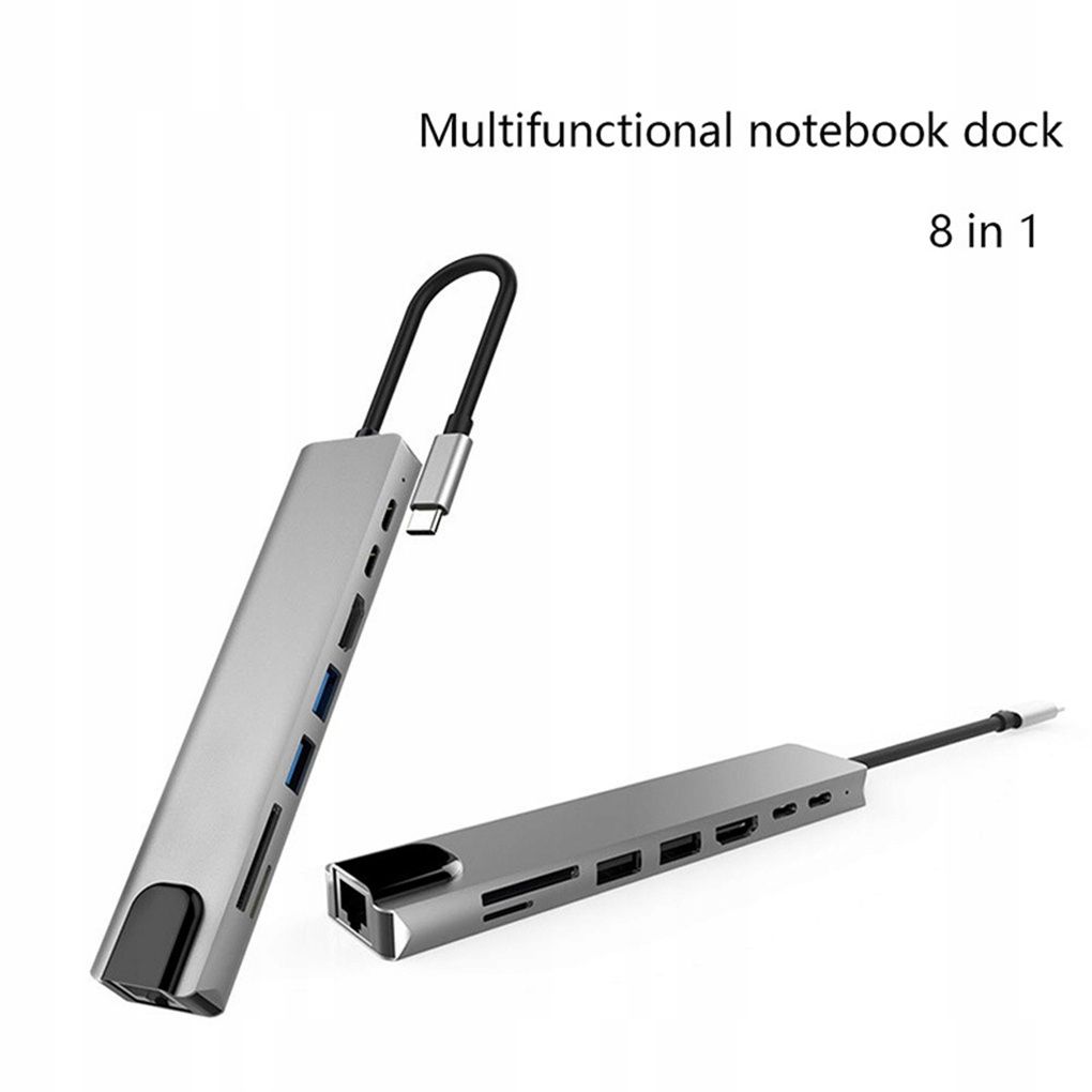 Convertisseur de station d'accueil USB type-c vers type-c 8 ... - 8