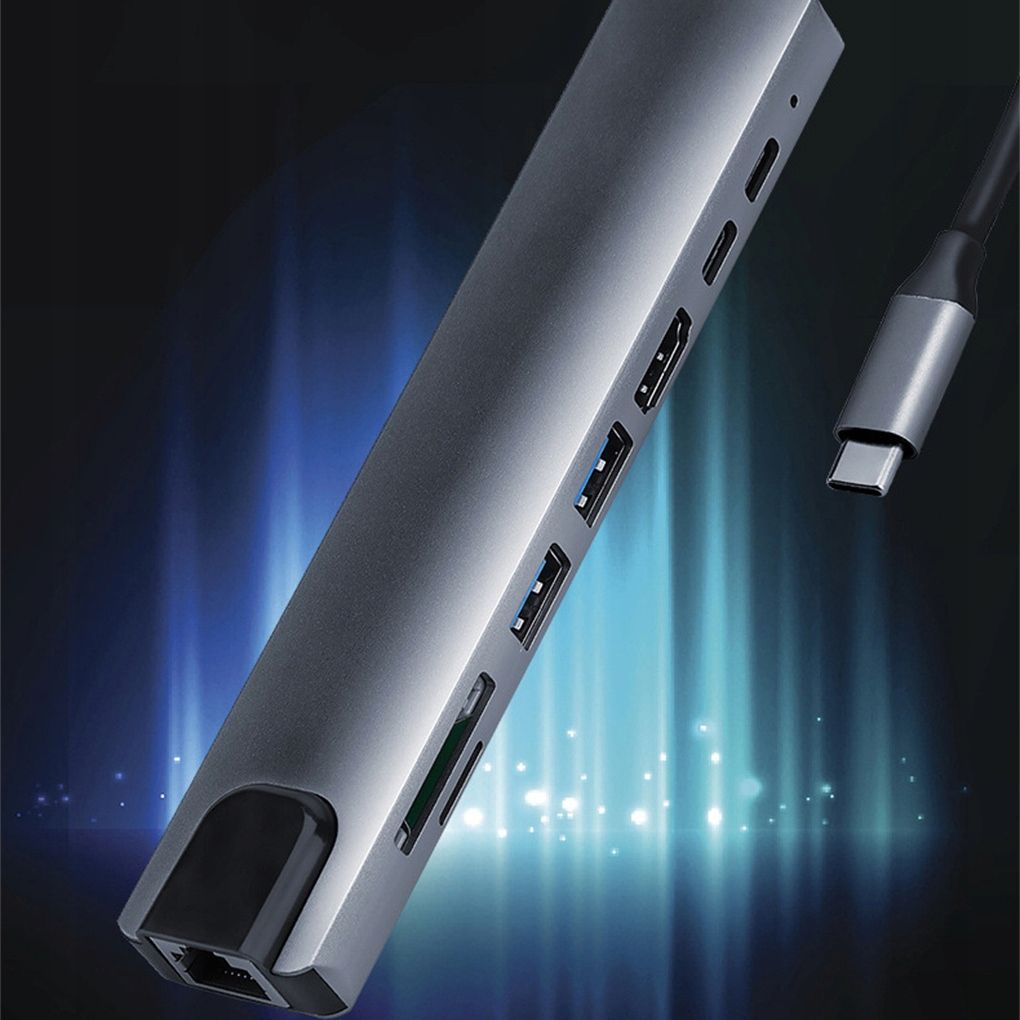 Convertisseur de station d'accueil USB type-c vers type-c 8 ... - 9