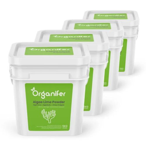 Poudre De Chaux D'algues - 20 Kg - Calcareum De Lithothamne Pur - Idéal Pour L'entretien Des Buis Et Du Jardin - Contient Du Calcium Et Du Magnésium - Organifer