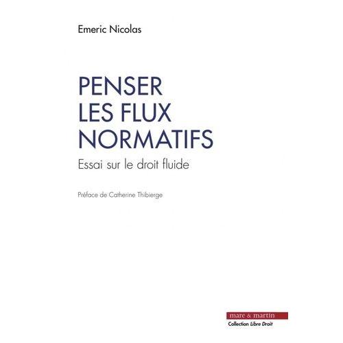 Penser Les Flux Normatifs - Essai Sur Le Droit Fluide - Préface De Catherine Thibierge