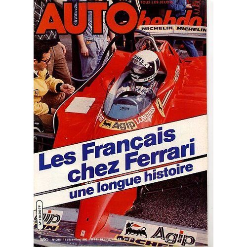 Auto Hebdo N° 245 : Les Françai Chez Ferari