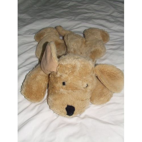 Chien Marks & Spencer Range Pyjama Peluche Marron Beige