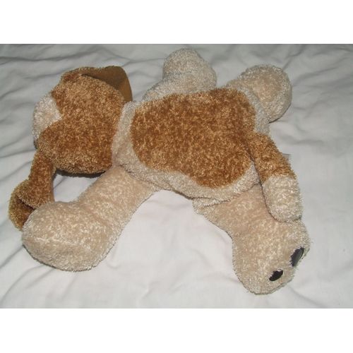 Chien Anna Club Peluche Marron Beige