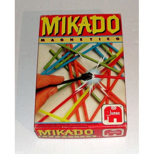 Mikado Magnetico Jeu D'adresse Magnetique Vintage Jumbo 1988