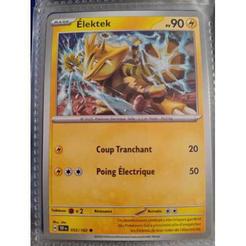 Commune - Pokemon - Forces Temporelles - Élektek 53/162