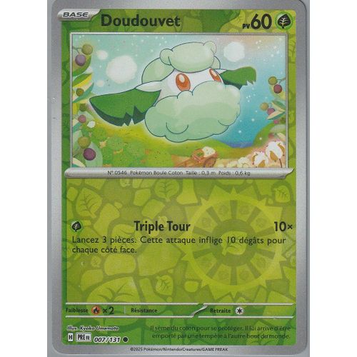 Carte Pokémon - Doudouvet - 007/131 - Reverse - 007/131 - Ev8,5 Evolution Prismatique