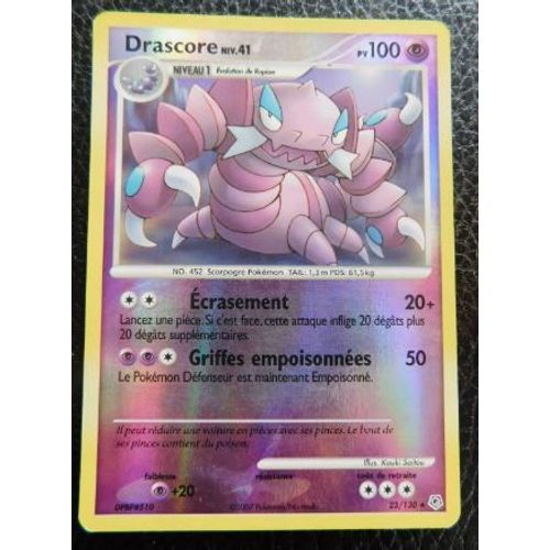Pokemon Drascore 23 / 130 Reverse Diamant Et Perle