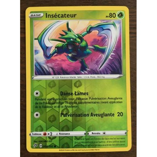 Pokémon Insécateur 004 / 192 Reverse Eb02 Clash Des Rebelles