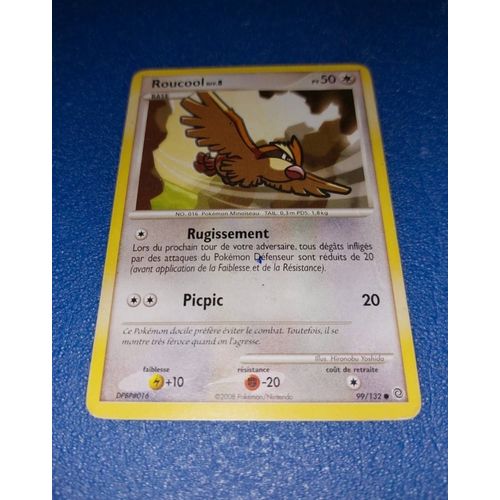 Carte Card Pokémon Roucool 99 132