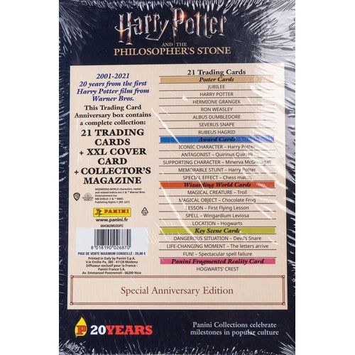 Cartes Harry Potter Et La Pierre Philosophale Panini