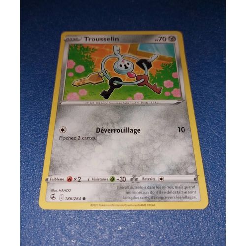 Carte Card Pokémon Trousselin 186 264