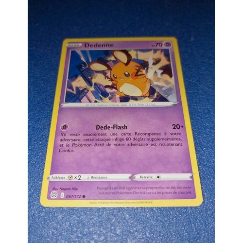 Carte Card Pokémon Dedenne 067 172